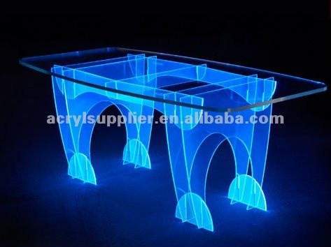 transrparent Clear Acrylic Table Set