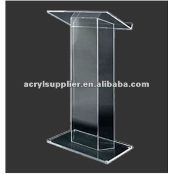 clear acrylic column lectern