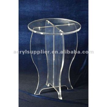 new style transparent clear acrylic table top for hotel or home