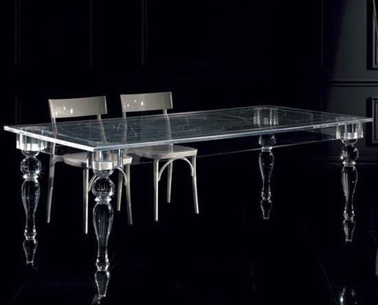 2012 hot sale acrylic dinning table for home or office