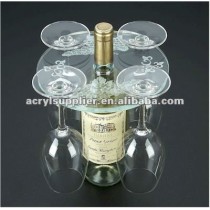 Oval Acrylic Wine Glass Holder