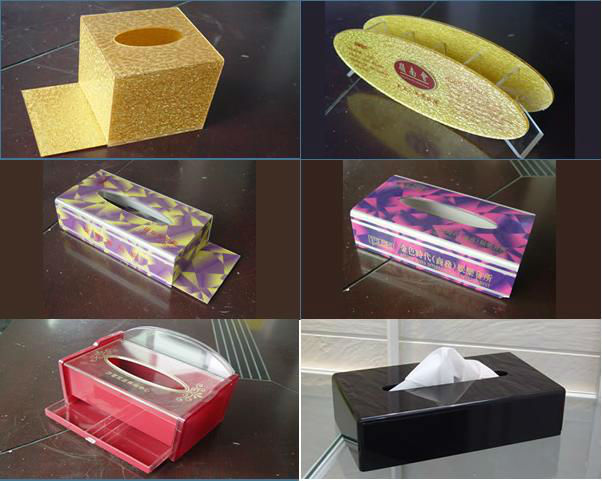acrylic colorful tissue custom-order for hotel/home/office