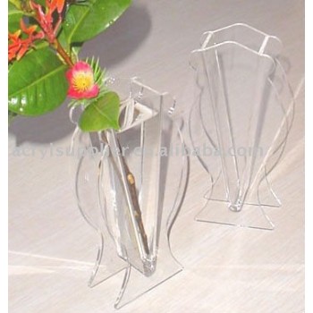 acrylic fish-shaped vase