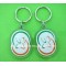 new plastic Acrylic crafts with plastic souvenir of keychain