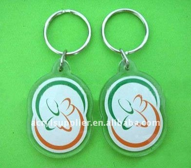custom transparent Acrylic craft keychains for Couple souvenirs