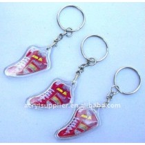 Acrylic crafts with plastic keychain /Plastic gifts/Fancy gift/Couple souvenirs/promotional acrylic craft/gift souvenir