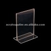Transparent Horizontal Slanted L-Shape Acrylic display stand