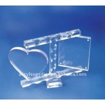 custom transparent Acrylic craft minecraft for wedding souvenirs