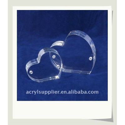 Hot sale crystal acrylic art and craft souvenir for couple gift