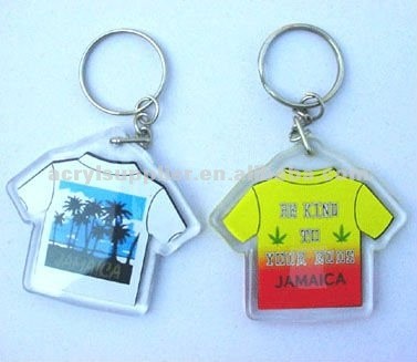 custom transparent acrylic container keychain in crafts
