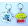custom transparent rectangle acrylic key ring in crafts