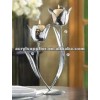 Clear fashion high-end acrylic flower-shaped candlestick
