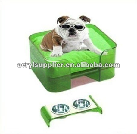 arcylic pet bed dog/cat beds holder