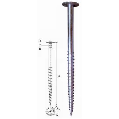containers ground screw anchors