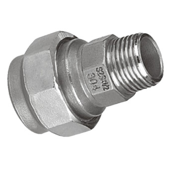 Coupling with Male Thread End