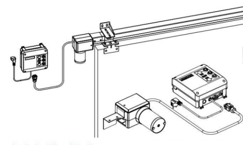 Hanging  door motor