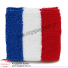 France Flag Sweatband  Wristband