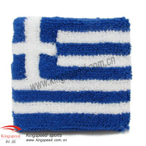 Greece Flag Sweatband  Wristband