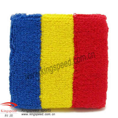 Romania Flag Sweatband  Wristband