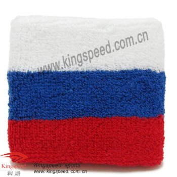 Russia Flag Sweatband  Wristband