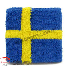 Sweden Flag Sweatband  Wristband