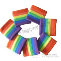 Rainbow Jacquard Sweatband