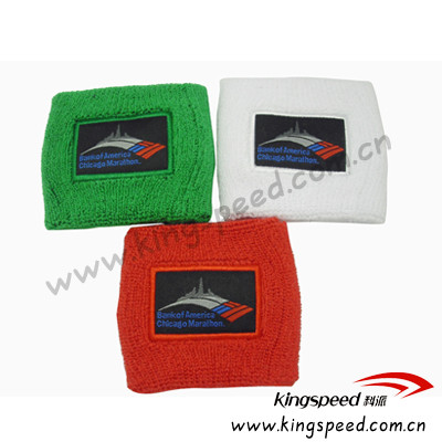custom sport toweling wrist sweatband