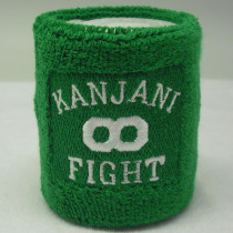 Dark green cotton sweatband
