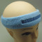 Light blue cotton headband