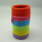 Custom designed rainbow stripes zipper pocket sweatband