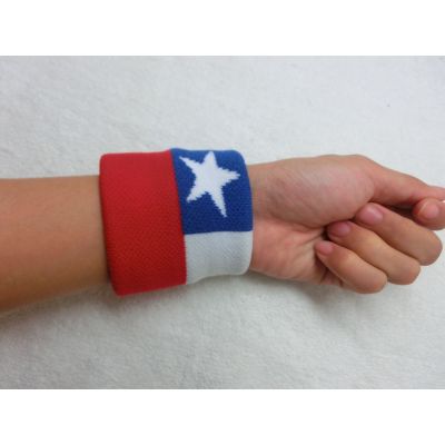 Chile flag sweatband for world cup