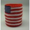 Promotional American flag patch sweatband