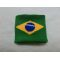 2014  Brazil flag green Jacquard logo sweatband