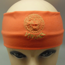 Tangerine Lycra headband