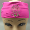 Pink lycra headband