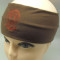 Comfortable embroidery lycra head band