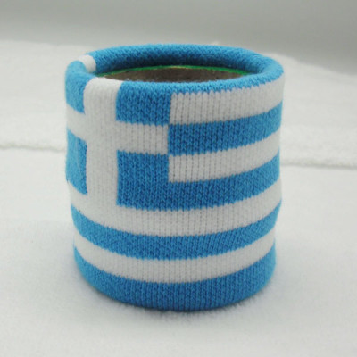 Greece flag country wristband sweatband