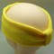 Yellow color fleece polar headband