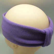 Purple fleece polar headband