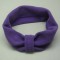 Purple fleece polar headband