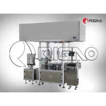 Pump Filling And Capping Machine With Laminar Flow Hood