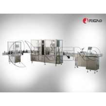 Filling & Capping And Labeling Production Line With Bottle Cleaning