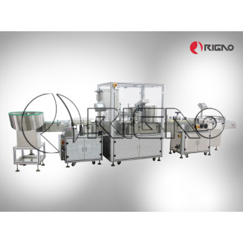 Syrup Unscrambling, Filling, Capping And Labeling Production Line