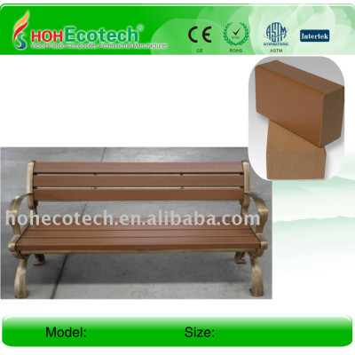 wpc(wood plastic composite)bench garden bench/chairs