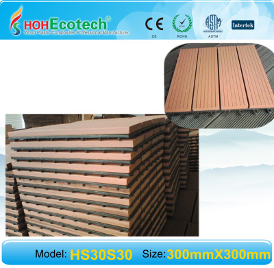 wpc DIY decking tile 300*300mm