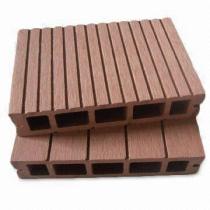 Hollow wpc flooring board  wood plastic composite decking