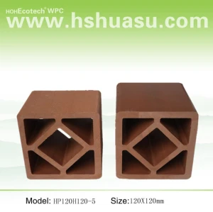board for railing/post 120x120mm weatherproof wpc railing