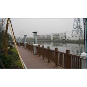 Bridge wpc railing/post