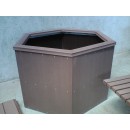 waterproof wpc wood plastic composite flower box