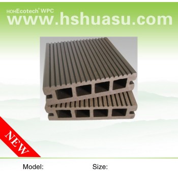 hollow wpc decking board 100x25mm